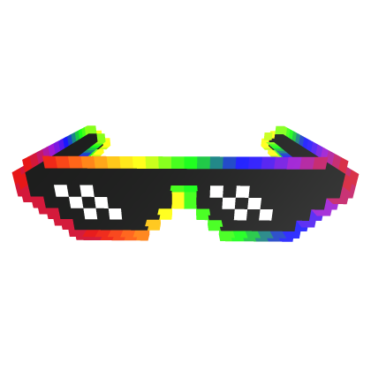 [🎁 FREE UGC] Pixel Rainbow Sunglasses thumbnail