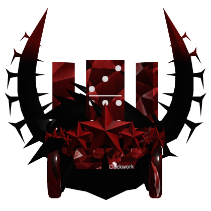[⏳LIMITED SPARKLE] Red Hair+Horn+Crown+Clockwork Roblox item