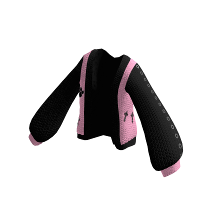 Oversized Black / Pink Y2k Sweater