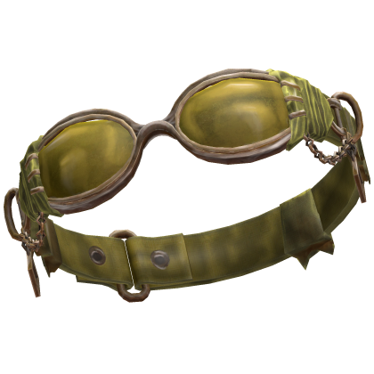 Vintage Steampunk Goggles - Gold