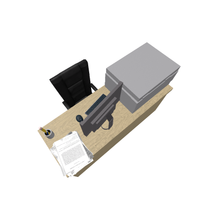  Office PC & desk