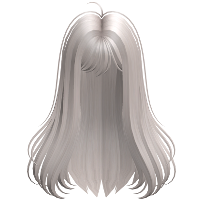 Soft Winter Girl Hair (Silver) Roblox item