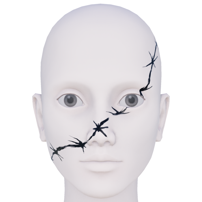 Stitched Face Makeup v3