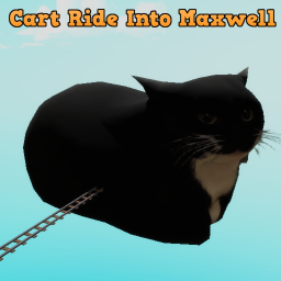 Cart Ride Into Maxwel The Cat