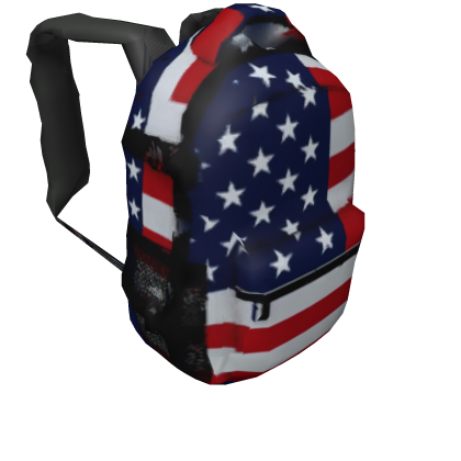 American Flag Backpack Roblox item