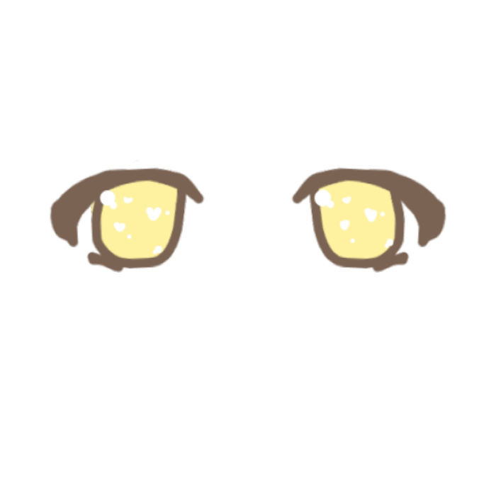 Pastel Yellow Eyes Roblox decal
