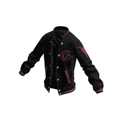 College Jacket | Black Rosa