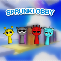 (NEW🏳️‍🌈+UPDATE⭐) Easy Rainbow Sprunki Obby⭐⭐