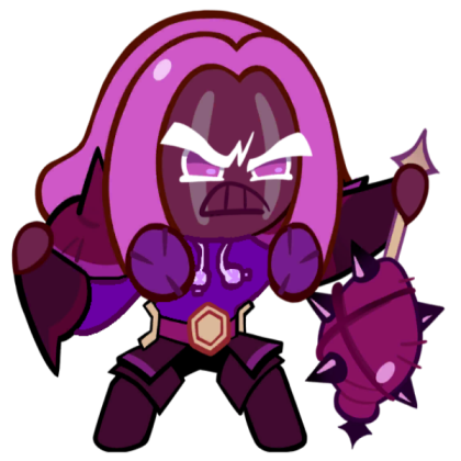 Purple yam cookie wearing a hoodie. (cookie run) Roblox decal