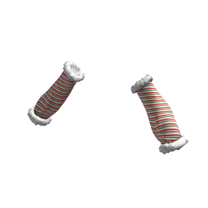 Christmas Oversized Sleeves (Peppermint) Roblox item thumbnail