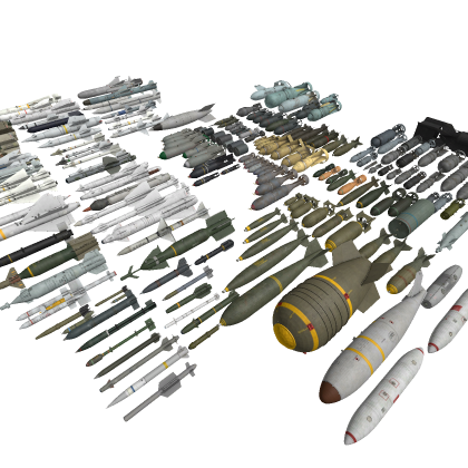 Large aircraft bombs back