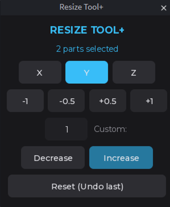 Resize Tool