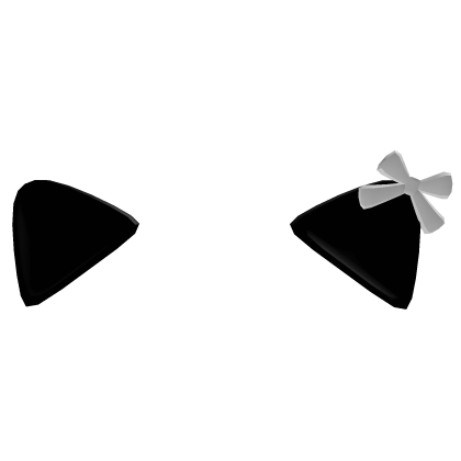 † cat ears black with bow
