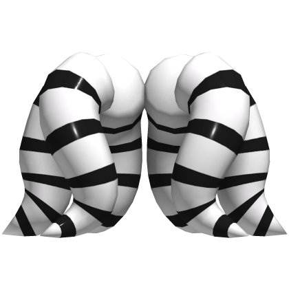 Creepy Black & White Striped Tentacles