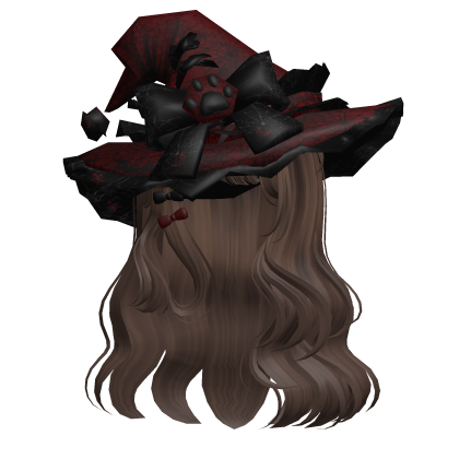 Brown Kawaii Witch Halloween Hair