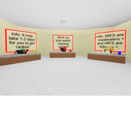 Blow up blox watch training center