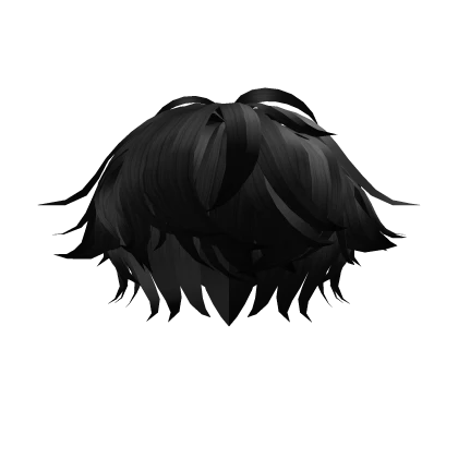 messy black hair for boys | Roblox Item - Rolimon's