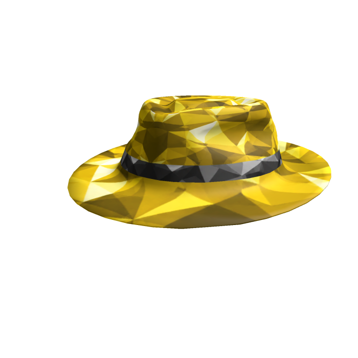 Yellow Sparkle Fedora