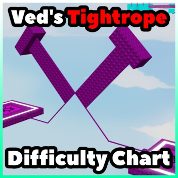Ved's Tightrope Difficulty Chart Obby