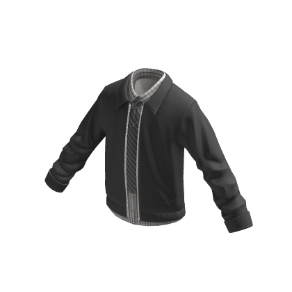 Retro Piped Zip Jacket (grey) thumbnail