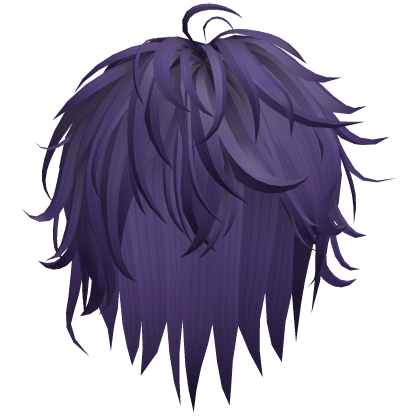 Shaggy Layered Wolf Cut - Purple