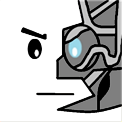 Cyborg Face Roblox decal