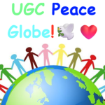 text UGC globe