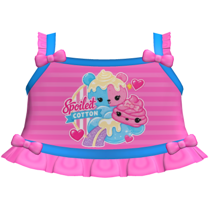 cute cotton candy num noms tweencore cutecore top