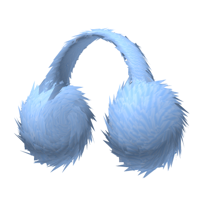 Blue Fluffy Ear Muffs
