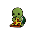 The pizza turtle