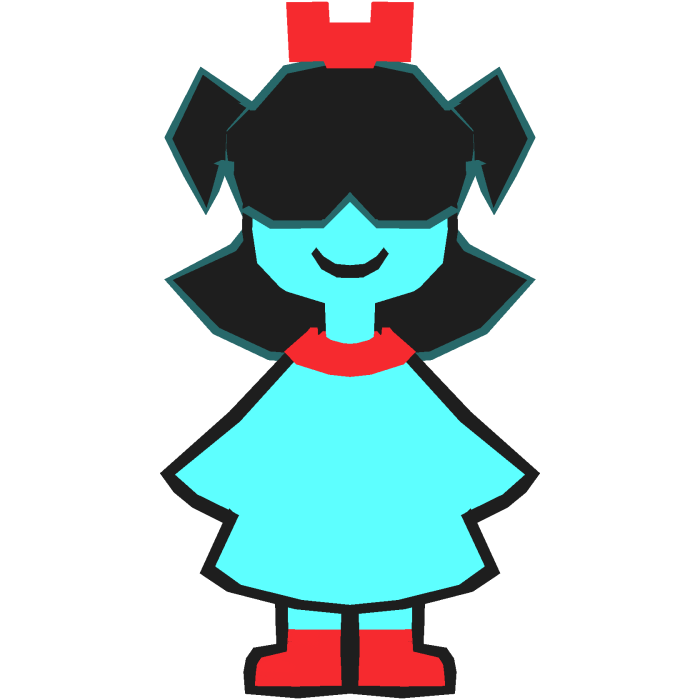 Aqua Shoulder Pal - DELTARUNE