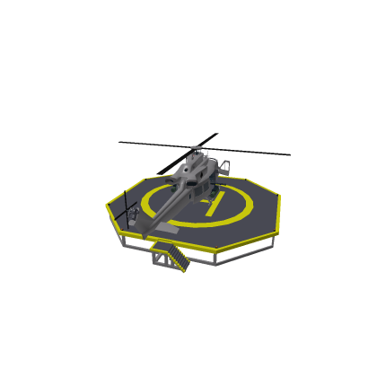 helicoptor and pad (NEW!)