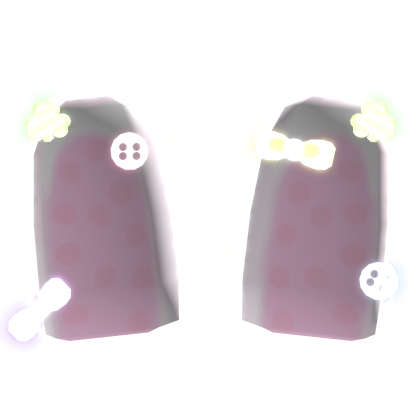 🍀 ꒱ EMISSIVE cute igari decora clover bunny ears Roblox item