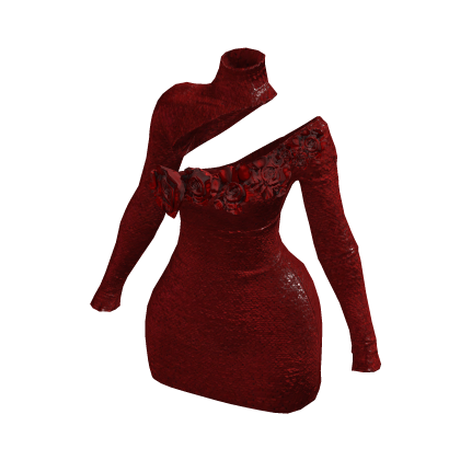 Red Rose Party Dress BB thumbnail