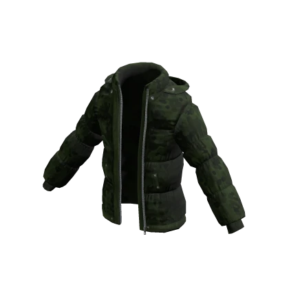 Forever 21 camo puffer jacket online