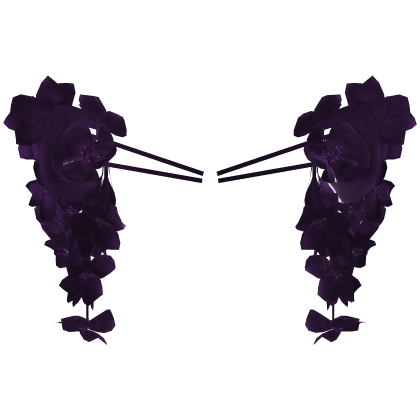 Purple Latex FW03 Flower Headpiece  Roblox item