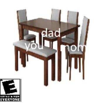 You go downstairs for dinner then go to sleep