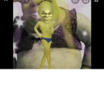 The shrek girl