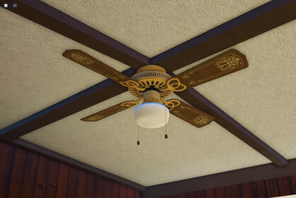 1950s house with ceiling fans(New Fans+new Signals
