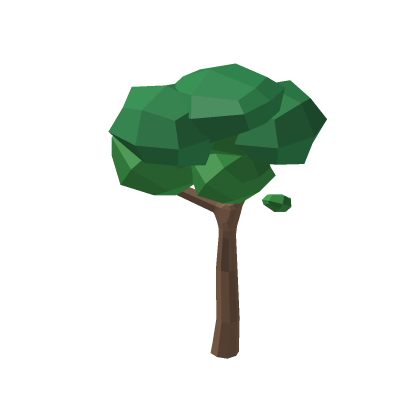 🎸 Low Poly Tree Rock Furniture