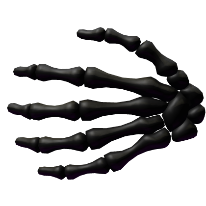 Black Skeleton Hand Hallowenn