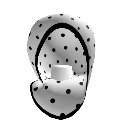 Hijab Pashmina V2 (White Polkadot) Roblox item