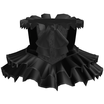 Black Ruffled Victorian Dress