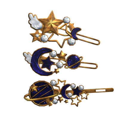Celestial Hair Clips