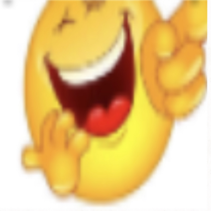 Low quality Laughing Emoji Roblox decal