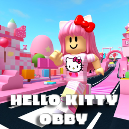 HELLO KITTY OBBY! [100 STAGES]