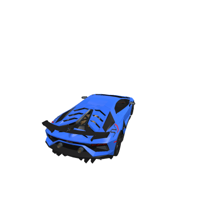 Blue lambo /working?/ (animation car Moon studio)
