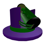 Toxic Purple Top Hat