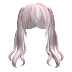 🍀Anime Long Flowy Pigtails (Strawberry Milk)
