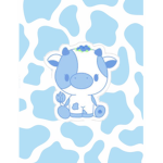 {Blueberry cow}